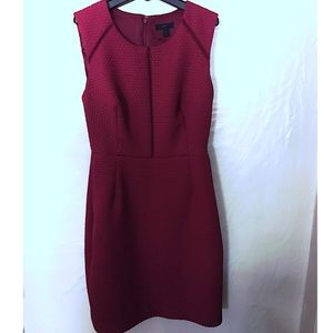 J Crew Maroon Sleeveless Dress